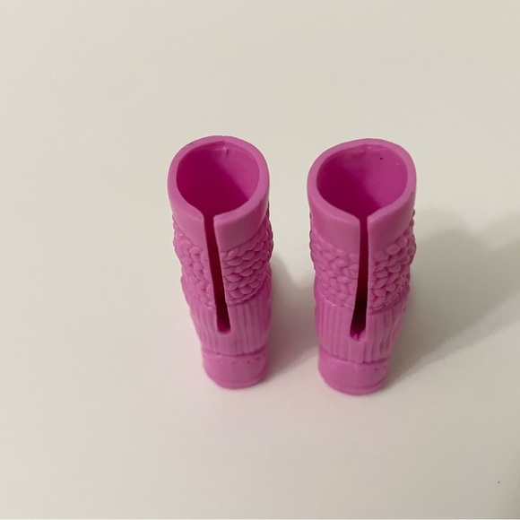 Vintage Mattel Barbie Cable Knit Pattern Boots - Picture 5 of 9